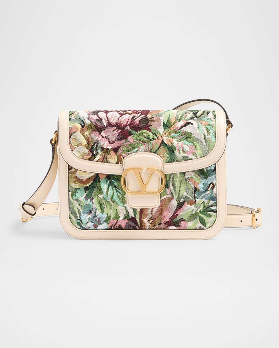 9 to 5 Jacquard Voyage VLOGO Shoulder Bag
